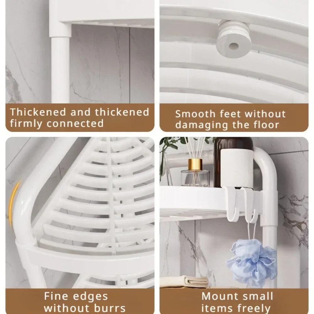 Multi Tier Storage Organizer Bathroom Rack - Clarify.pk