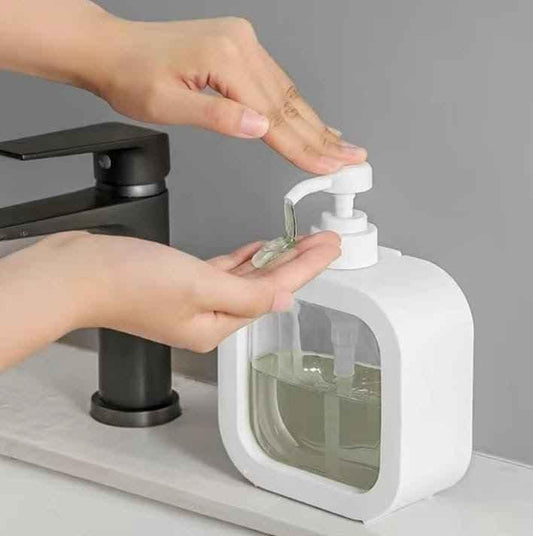 Square Soap Dispenser with Modern & Refillable - Clarify.pk