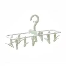 Wide Shoulder Clothes Hanger with Clips - Clarify.pk