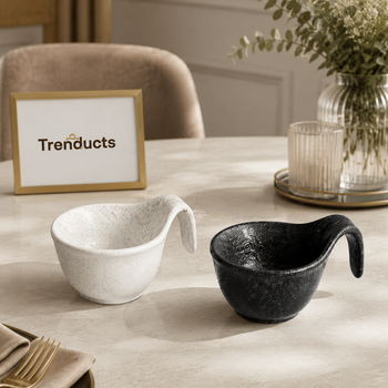 Windsor pouring sauce bowl black and white hero