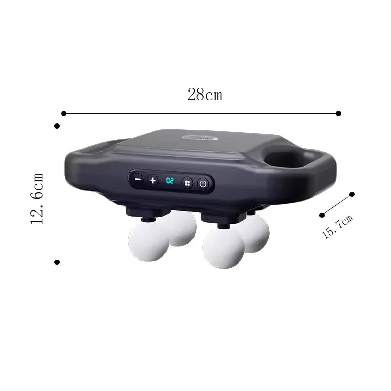 4-Head Massage Gun for Deep Muscle Relaxation