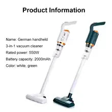 Wireless Vacuum Cleaner with Mop - Big Suction