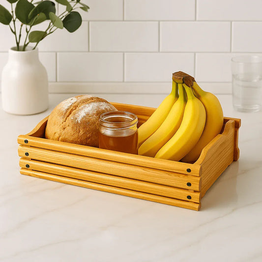 Wooden Basket – Rustic Multi-Purpose Storage & Décor - Clarify.pk