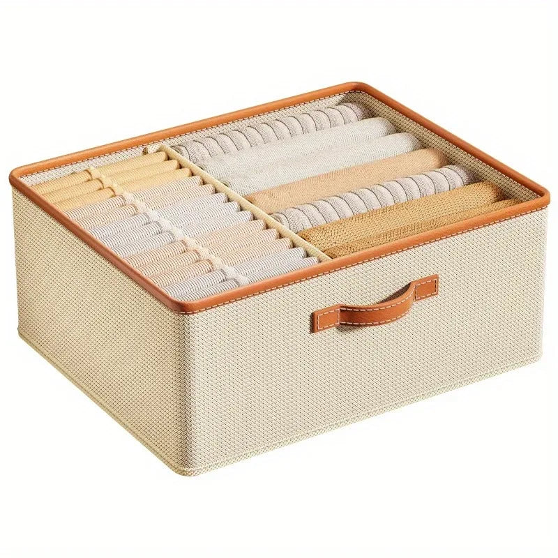Wardrobe Clothing Storage Box with Handle - Clarify.pk