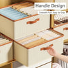 Wardrobe Clothing Storage Box with Handle - Clarify.pk
