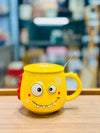 Monster Character Mug with Lid & Spoon