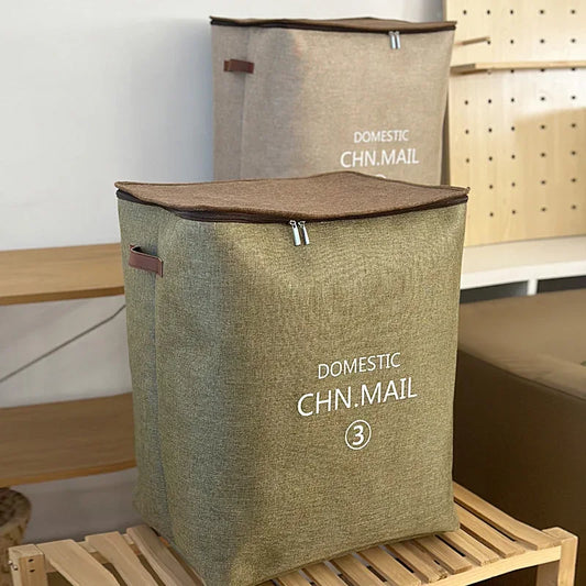 Zippered Fabric Storage Bags - Durable & Stylish - Clarify.pk