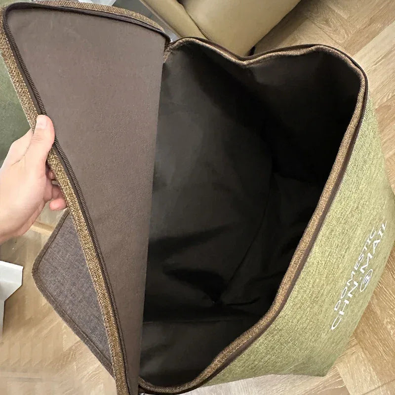 Zippered Fabric Storage Bags - Durable & Stylish