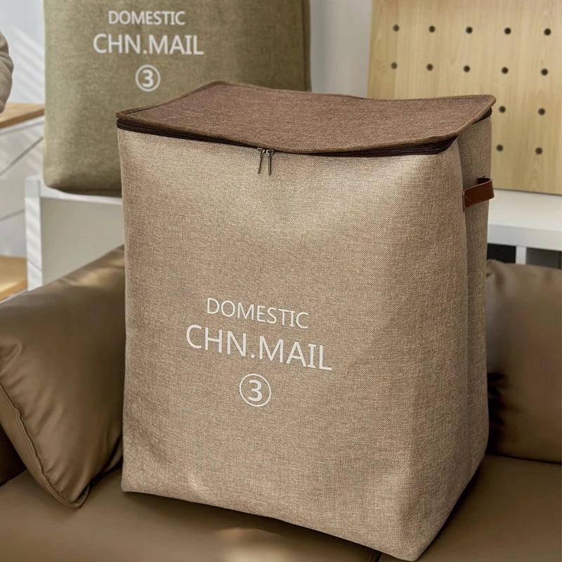 Zippered Fabric Storage Bags - Durable & Stylish