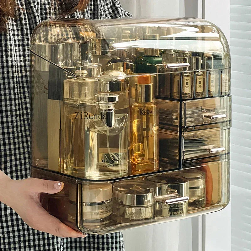 Acrylic Cosmetics Storage Box with Multiple Drawers