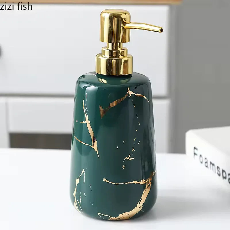 Premium Marble Design Soap Dispenser - Clarify.pk