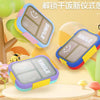 Colourful Compartment Lunch Box for School & Work