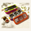 Stainless Steel Lunch Box with Cutlery for Work & School