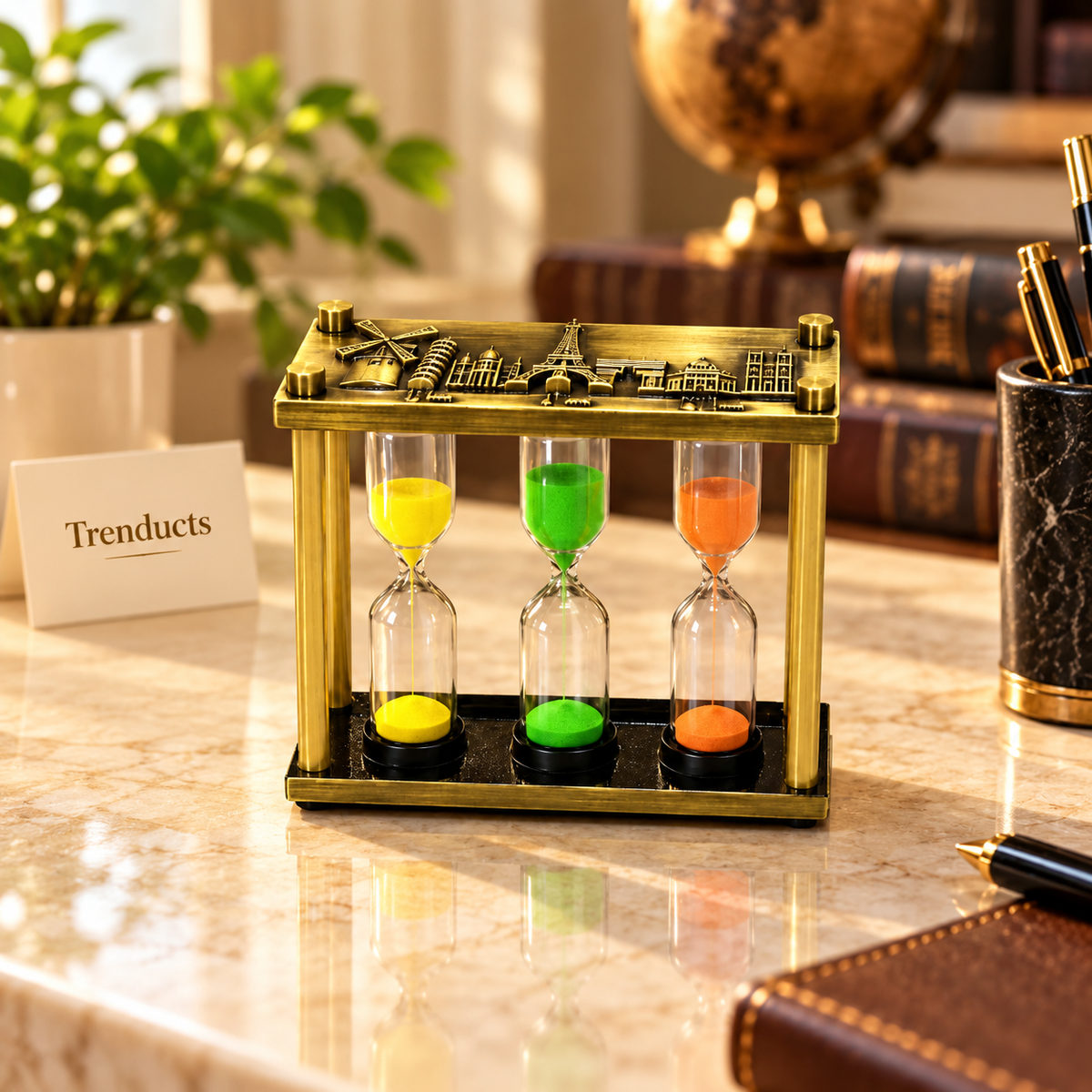 3-in-1 Hourglass Sand Timer – 1, 3 & 5 Minutes