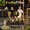 Football Duo Decorative Figurine Set for Home & Office