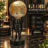 Globe Support Figure Showpiece for Office & Home Decor
