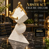 Abstract Geometric Climbing Figure Showpiece for Decor
