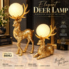 Golden Deer Orb Lamp Set for Luxury Home Decor