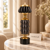 Black Twisted Column Luxury Candle Stand