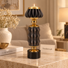 Black Twisted Column Luxury Candle Stand