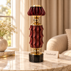 Burgundy Petal Luxury Candle Stand