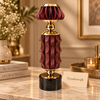 Burgundy Petal Luxury Candle Stand