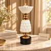 White Diamond-Texture Luxury Candle Stand