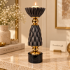 Black Diamond-Texture Luxury Candle Stand