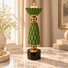 Emerald Diamond-Texture Luxury Candle Stand