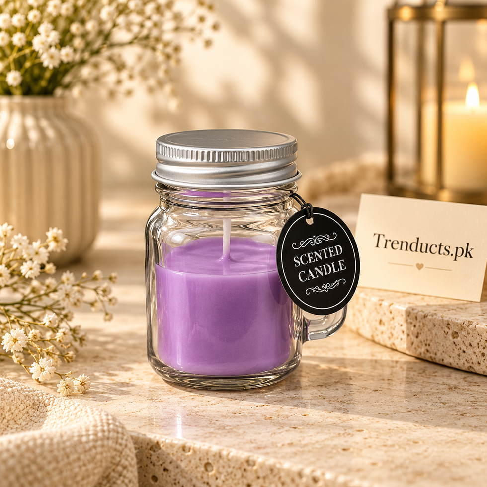 Mini Glass Jar Scented Candle - Each