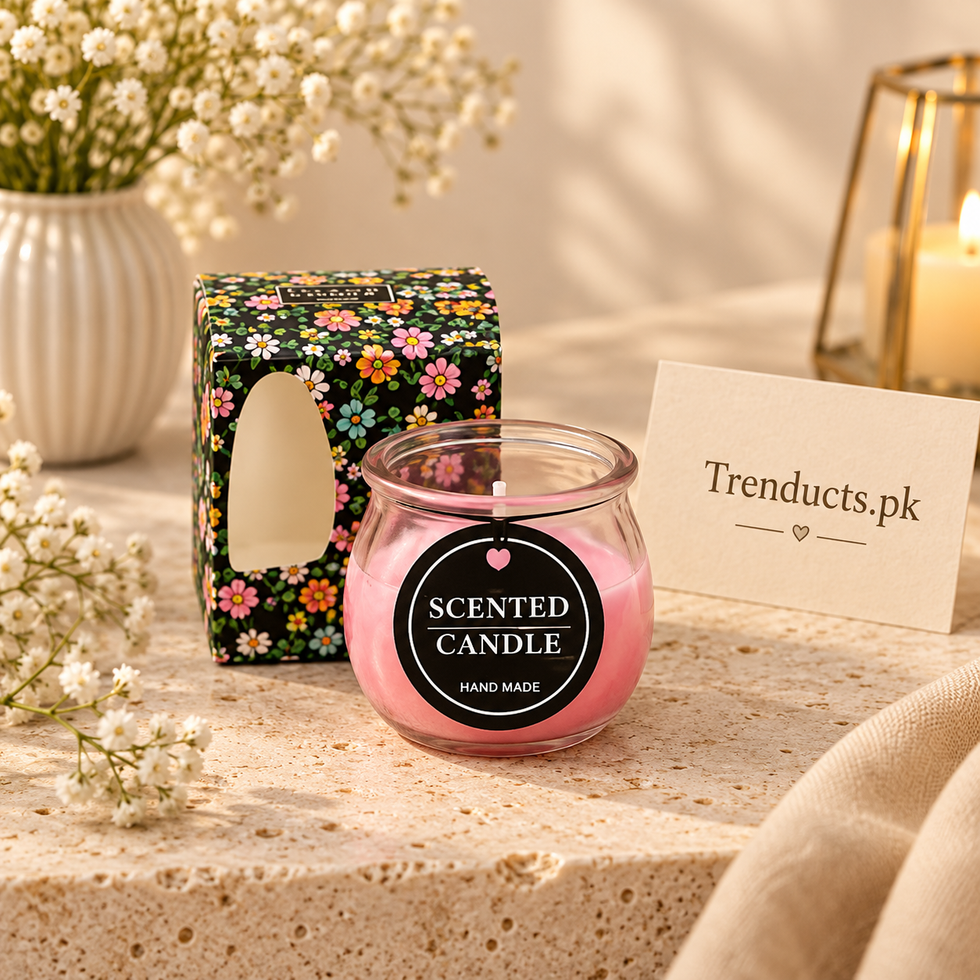 Floral Tin Scented Candle - Each