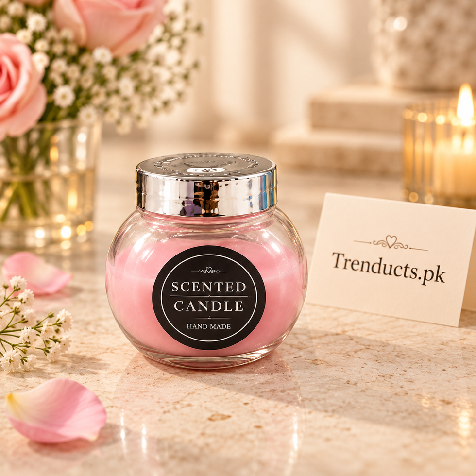 Gem Glass Jar Scented Candle - Each
