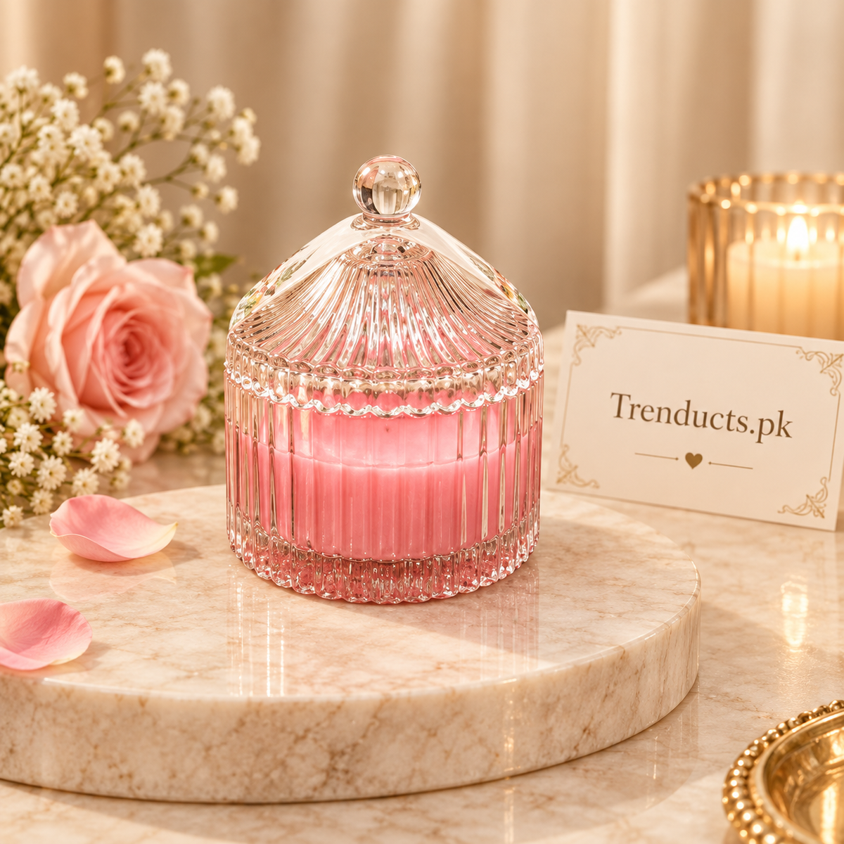 Aroma Family Glass Scented Candle - Each