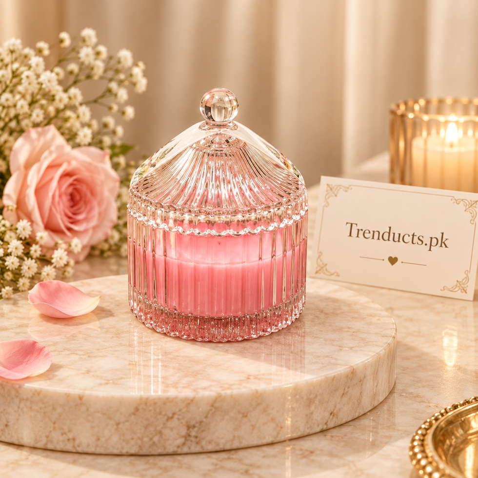 Aroma Family Glass Scented Candle - Each