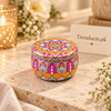 Patterned Tin Home Aroma Candle - Each