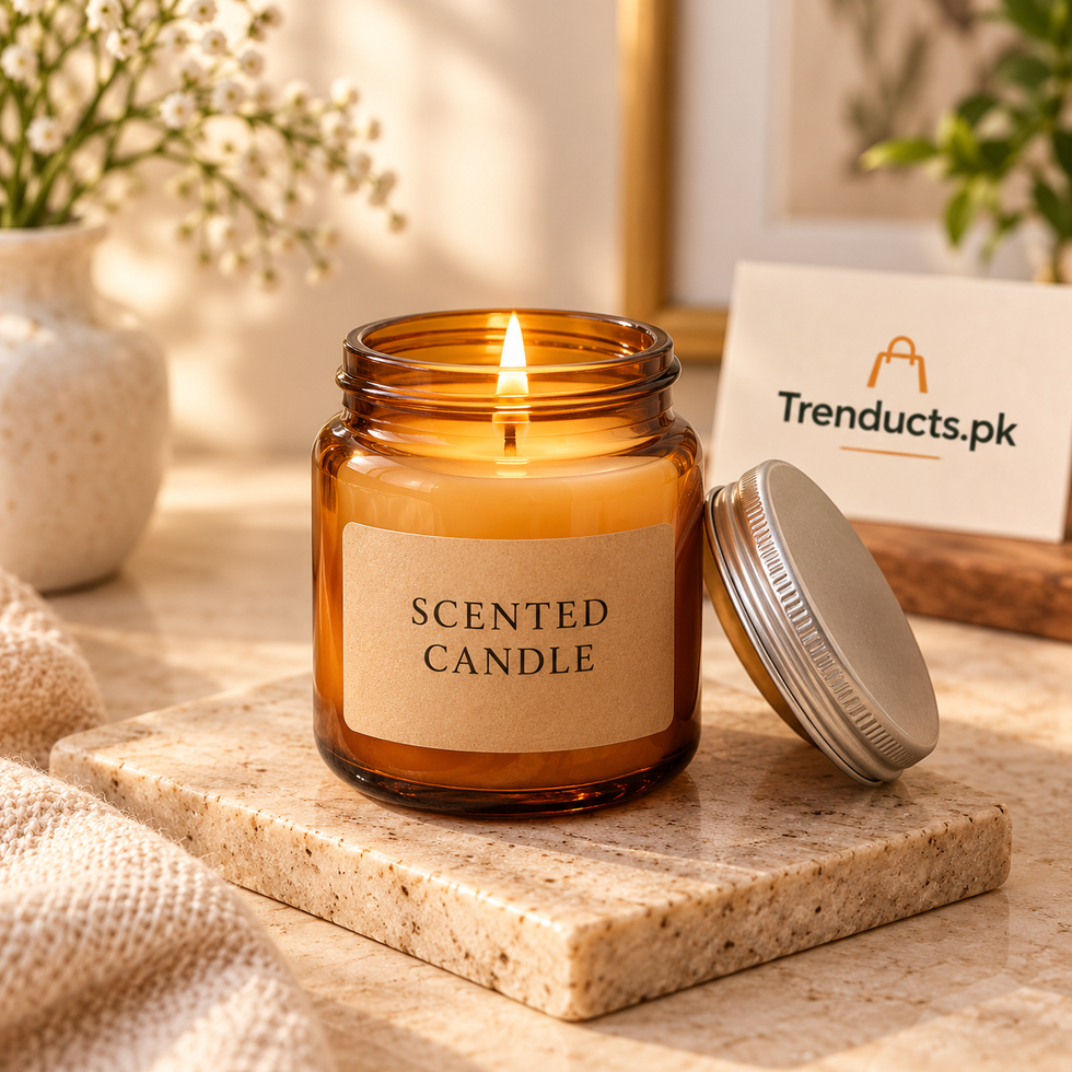 Amber Jar Scented Candle - Each