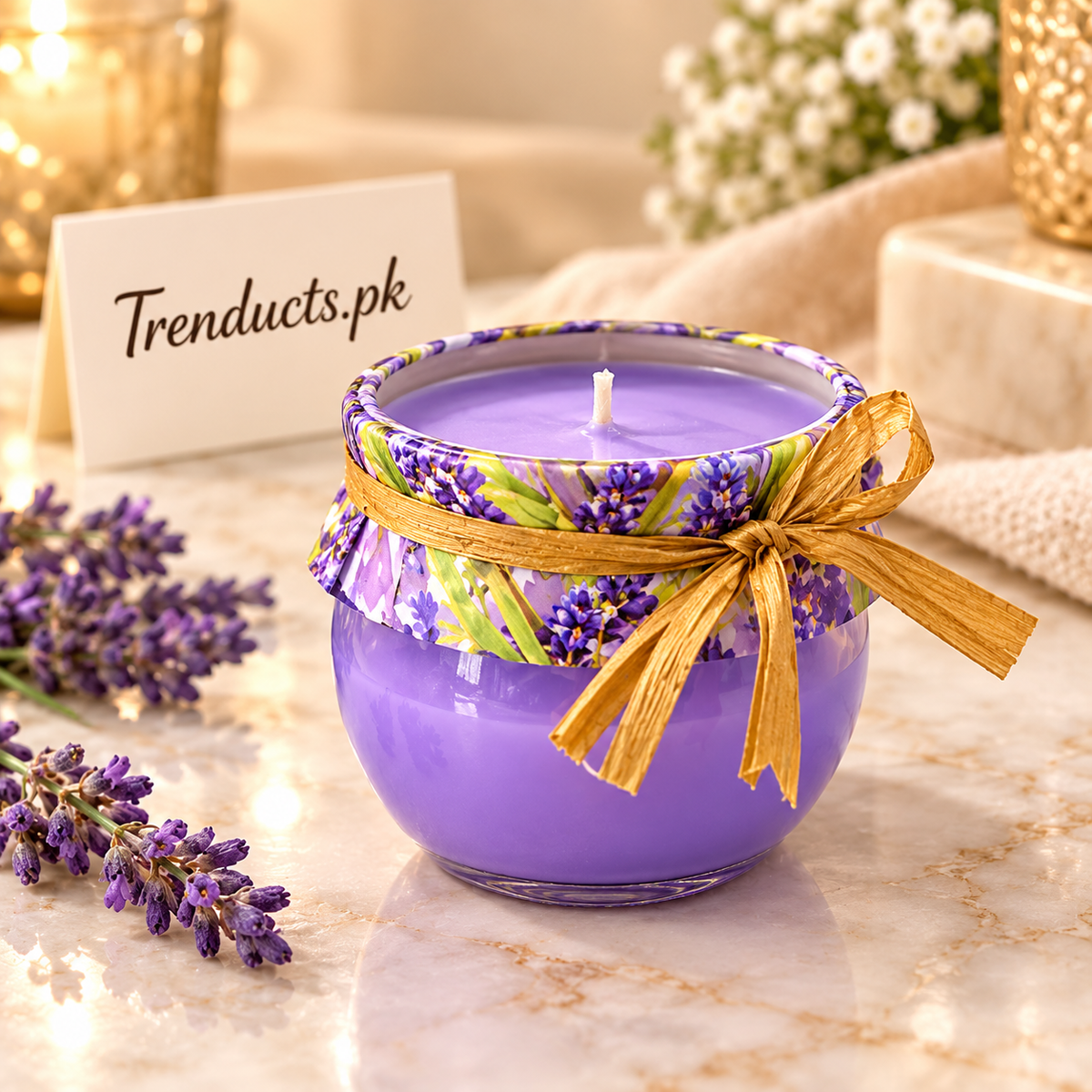 Colourful Bowl Scented Candle - Each