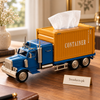 Metal Container Truck Tissue Box - Random Colour